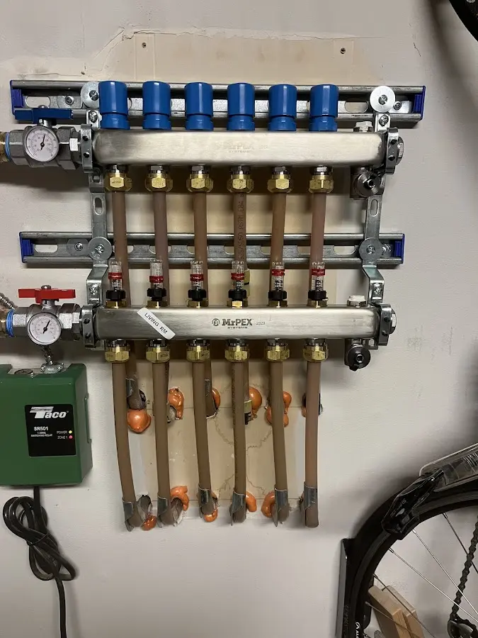 Plumber performing Leak Detection at a residential property in Lakewood Park